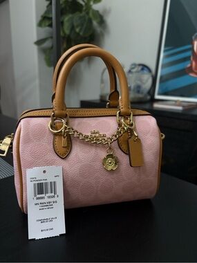 Coach Powder Pink Mini Rowan <3
